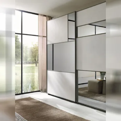Camera da letto Abaco 129 Gierre mobili in laminato in Offerta Outlet