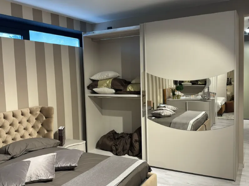 Camera da letto Glass Artigianale in laminato in Offerta Outlet