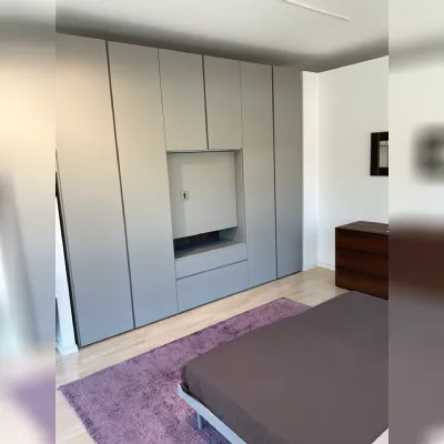 Camera da letto Grid Caccaro in laccato opaco a prezzo Outlet