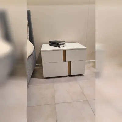 Camera da letto Gruppo como' e comodini athena  Tomasella in laminato in Offerta Outlet