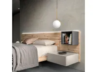 Camera da letto Gruppo letto hang Zg mobili in laminato a prezzo Outlet