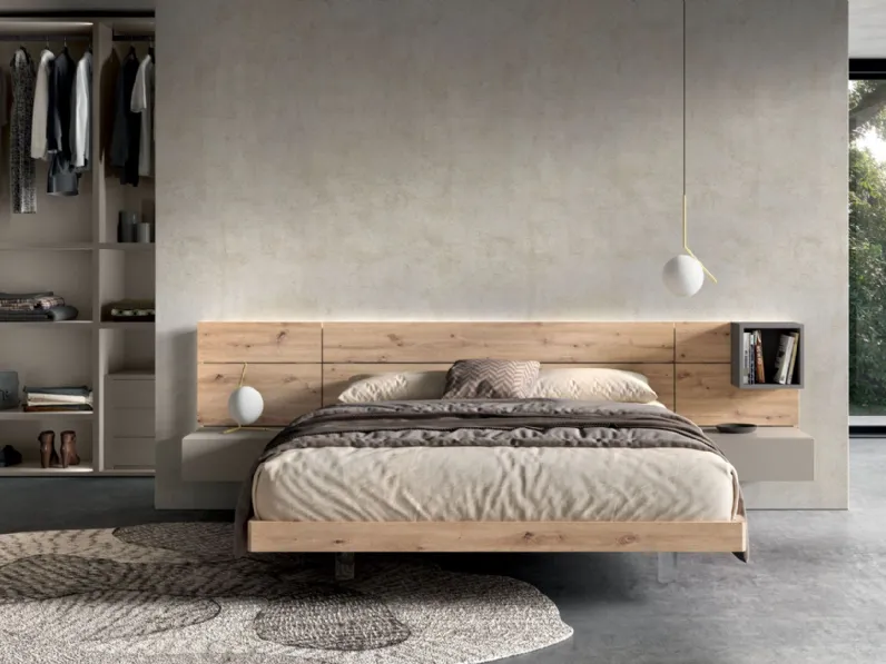 Camera da letto Gruppo letto hang Zg mobili in laminato a prezzo Outlet