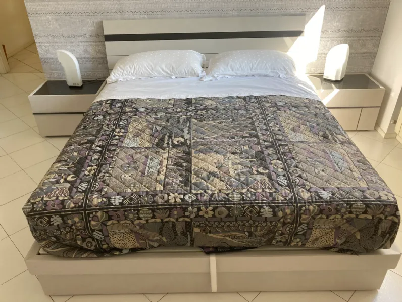 Camera da letto Tomasella Gruppo letto joker a prezzo ribassato in laminato