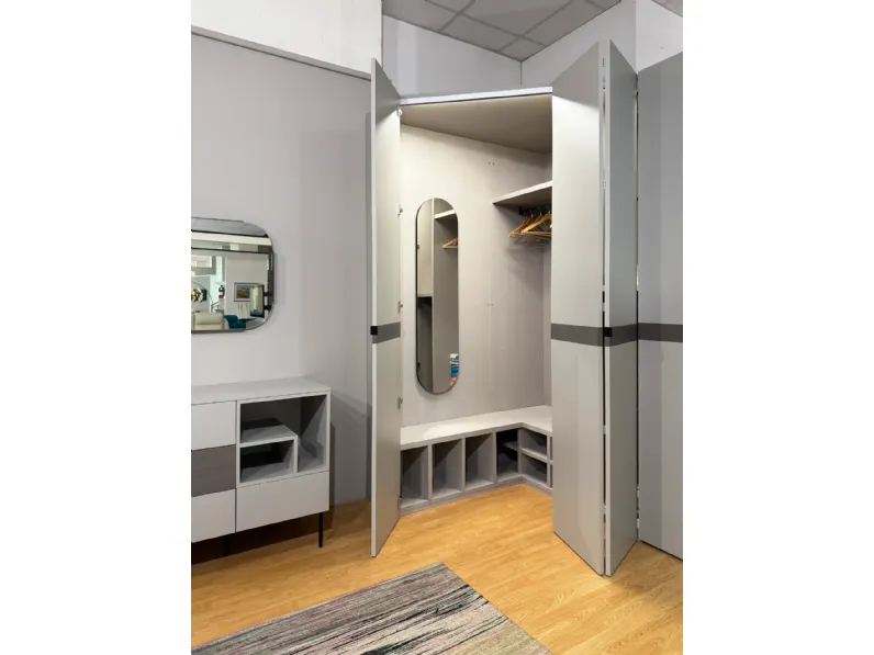 Camera da letto Homy sis 18 Santalucia in laminato in Offerta Outlet