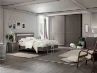 Camera da letto Iris Maronese acf in laminato a prezzo ribassato