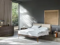 Camera da letto Sangiacomo Letto e gruppo letto con finitura bronzo a prezzo scontato in legno