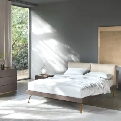 Camera da letto Letto e gruppo letto con finitura bronzo Sangiacomo OFFERTA OUTLET