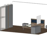 Camera da letto Light night Orme in laminato in Offerta Outlet