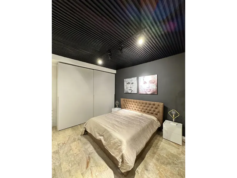 Camera da letto Light  Orme in laminato a prezzo Outlet