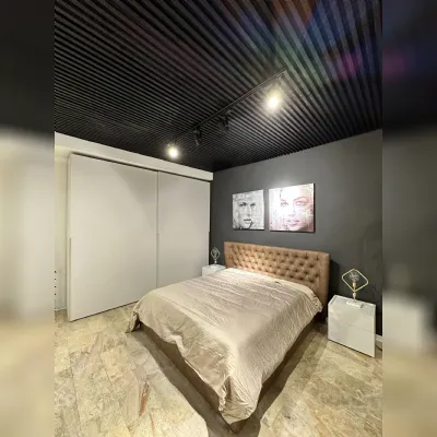 Camera da letto Light  Orme in laminato a prezzo Outlet