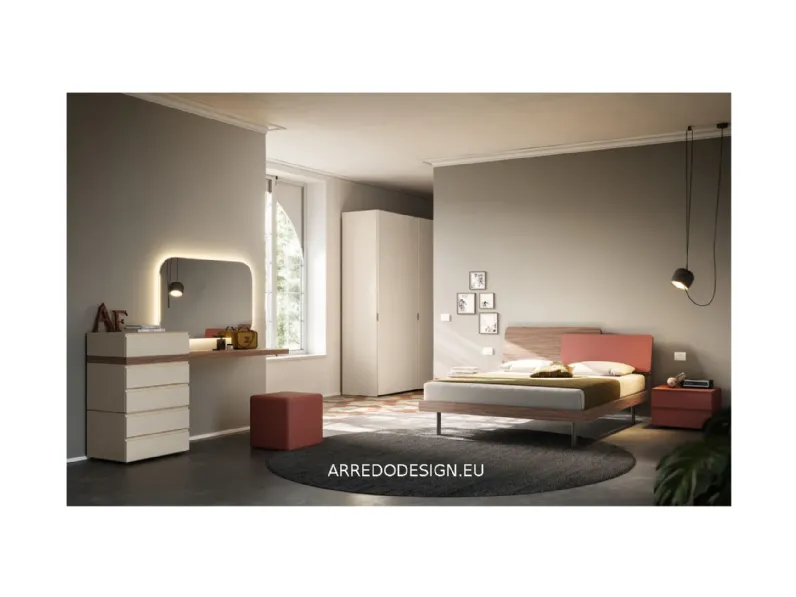 Camera da letto Loli Orme in laminato a prezzo scontato