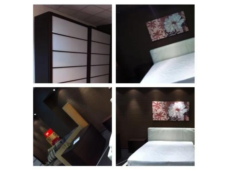 Camera da letto Lounge Rossetto arredamenti in legno a prezzo Outlet