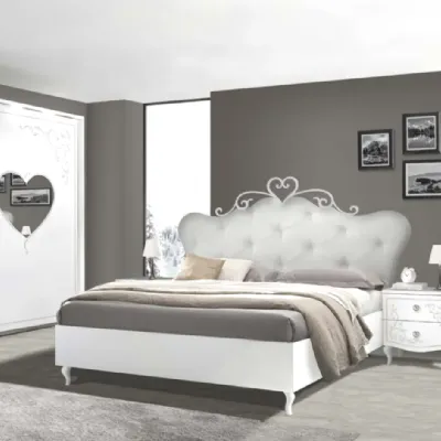 Camera da letto Lucrezia Md work in legno a prezzo Outlet