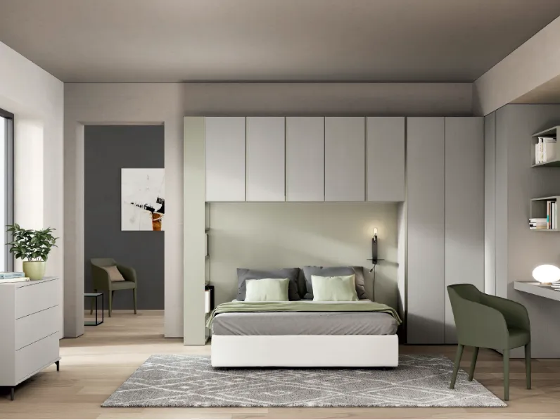 Camera da letto M109 Colombini casa in laminato a prezzo scontato