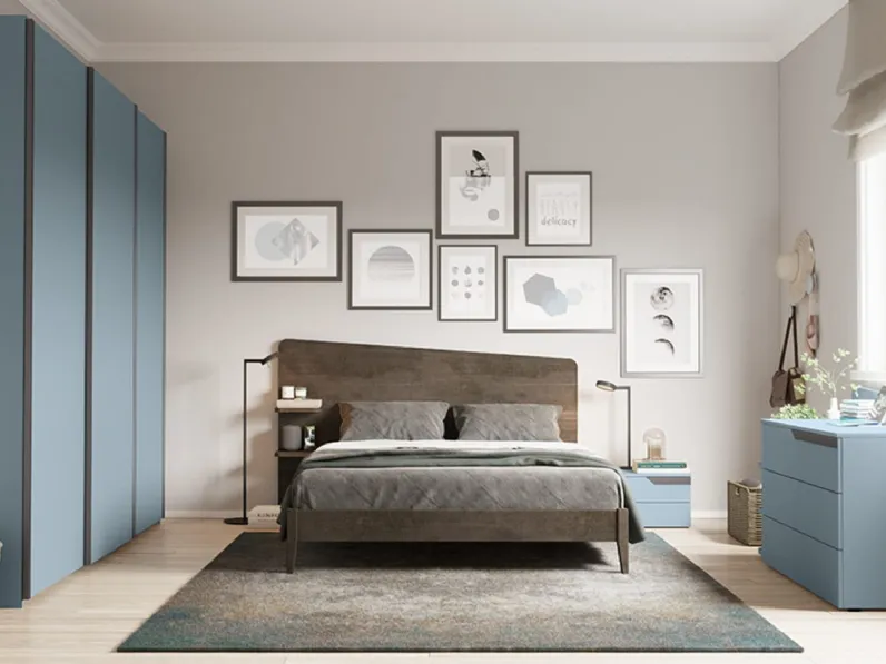 Scopri la Camera da letto M309 Colombini Casa in laminato a prezzo Outlet!