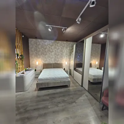 Camera da letto Manhattan Corso in laminato in Offerta Outlet