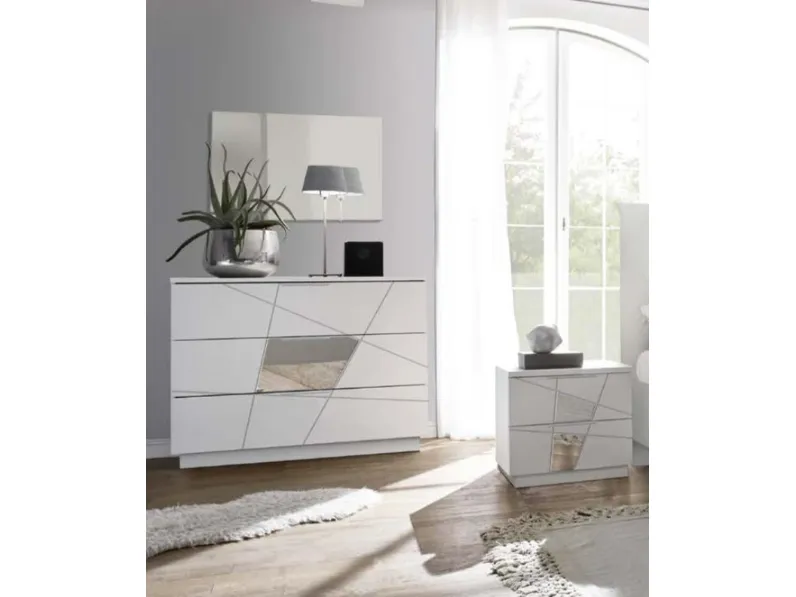 Camera da letto Marsiglia Md work in laccato opaco a prezzo Outlet