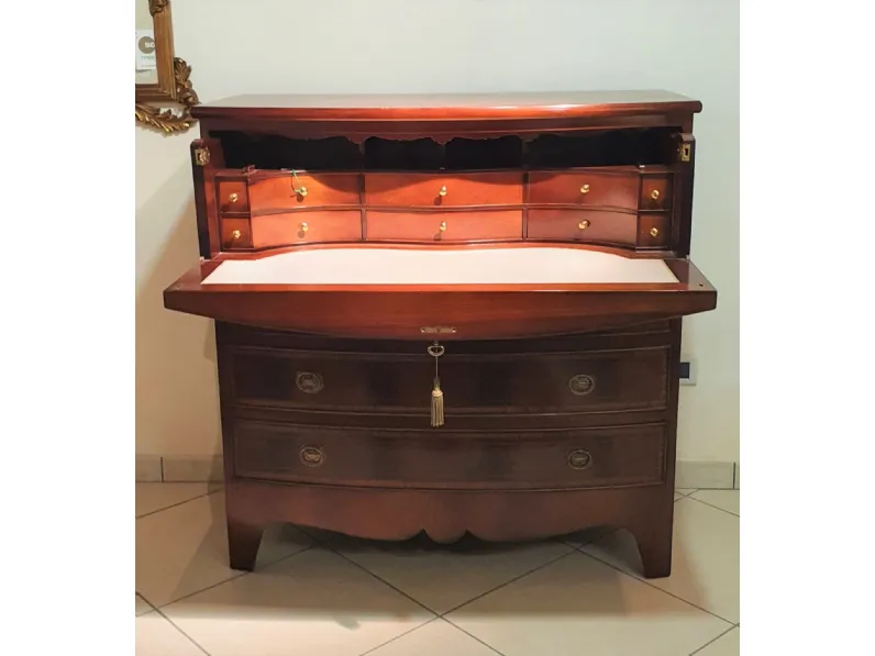 Camera da letto Gruppo bombato Medea in legno in Offerta Outlet