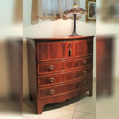 Camera da letto Gruppo bombato Medea in legno a prezzo scontato