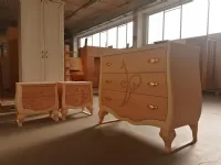 Camera da letto Alessia Mirandola nicola e cristano in legno in Offerta Outlet