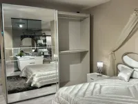 Camera da letto Mirror Artigianale in laccato opaco in Offerta Outlet