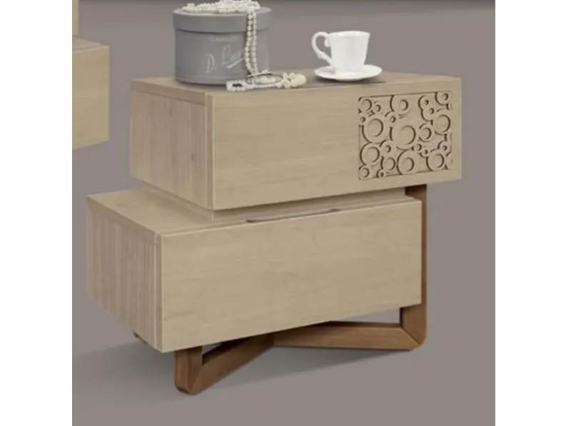 Camera da letto Mobilificio bellutti Milena a prezzo scontato in legno