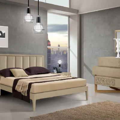 Camera da letto Mobilificio bellutti Milena a prezzo scontato in legno