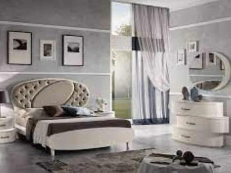 Camera da letto Movida 01 Mobilpiu in legno in Offerta Outlet