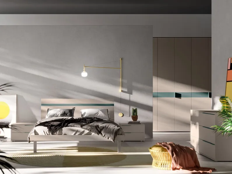 Camera da letto Modello night collection 07  Homes in laminato a prezzo scontato