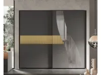 Camera da letto Modello titanio Artigianale in laminato a prezzo scontato