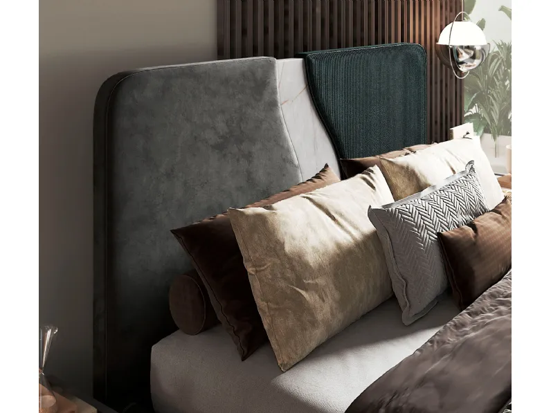 Camera da letto Modello titanio Artigianale in laminato a prezzo scontato