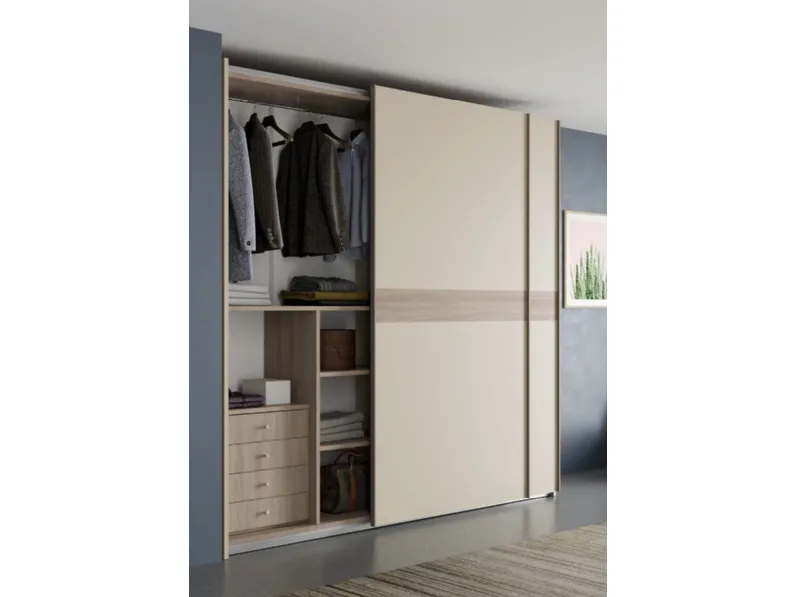 Camera da letto Night 107  Mottes selection in laminato in Offerta Outlet