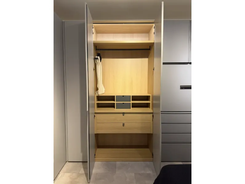 Camera da letto Niban Orme in laccato opaco in Offerta Outlet