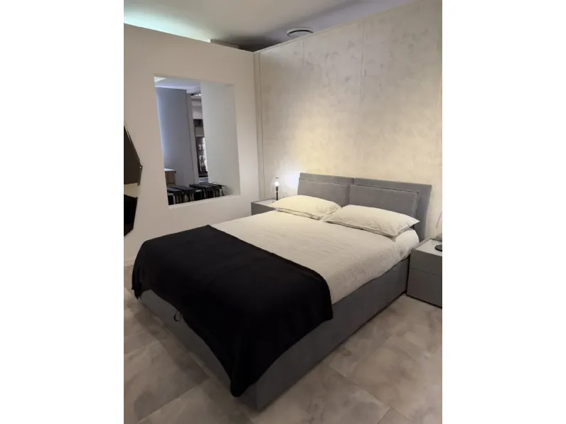 Camera da letto Niban Orme in laccato opaco in Offerta Outlet
