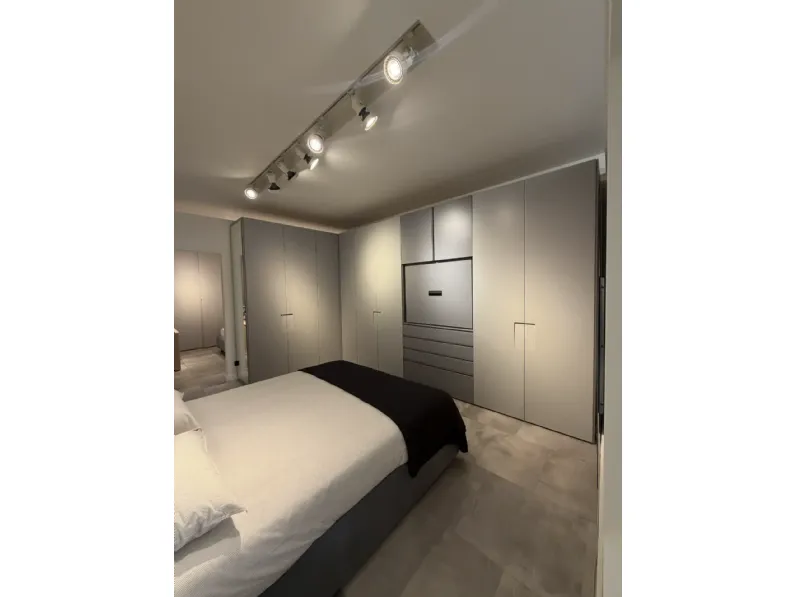 Camera da letto Niban Orme in laccato opaco in Offerta Outlet
