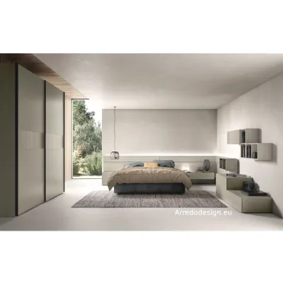 Camera da letto Night 01 power Zg mobili in laminato a prezzo scontato