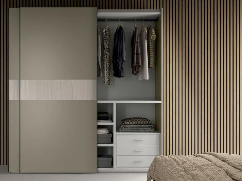 Camera da letto Night 01 power  Zg mobili in laminato in Offerta Outlet