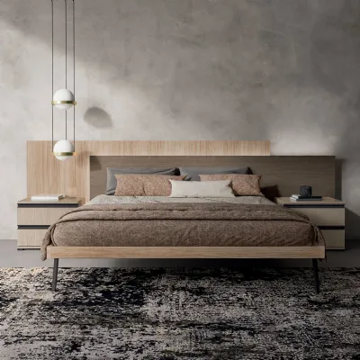 Camera da letto Night 03 power Zg mobili in laminato a prezzo scontato