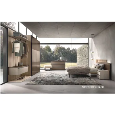 Camera da letto Night 03 power Zg mobili in laminato a prezzo ribassato