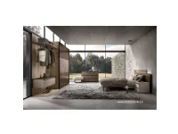 Camera da letto Zg mobili Night 04 power a prezzo scontato in laminato