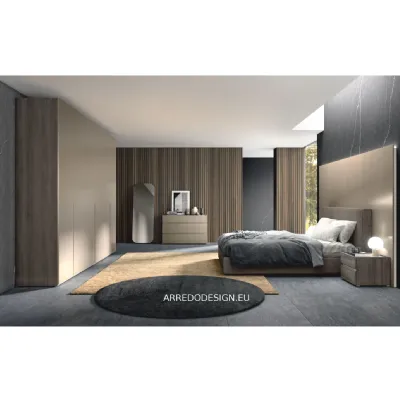 Camera da letto Night 09 power Zg mobili in laminato a prezzo scontato
