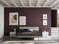 Camera da letto Night 103 Mottes selection in laminato a prezzo Outlet