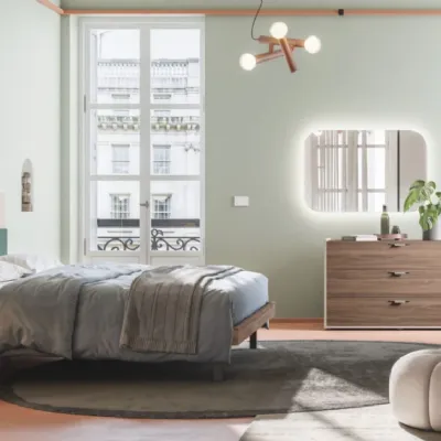 Camera da letto Night 11 lights by homes Orme in laminato a prezzo Outlet