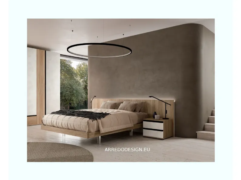 Camera da letto Night 11 power Zg mobili in laminato a prezzo ribassato