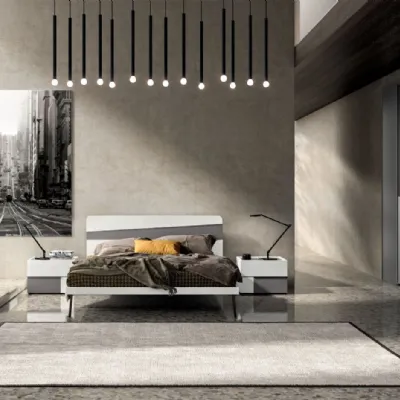Camera da letto Night 13 power  Zg mobili in laminato a prezzo Outlet