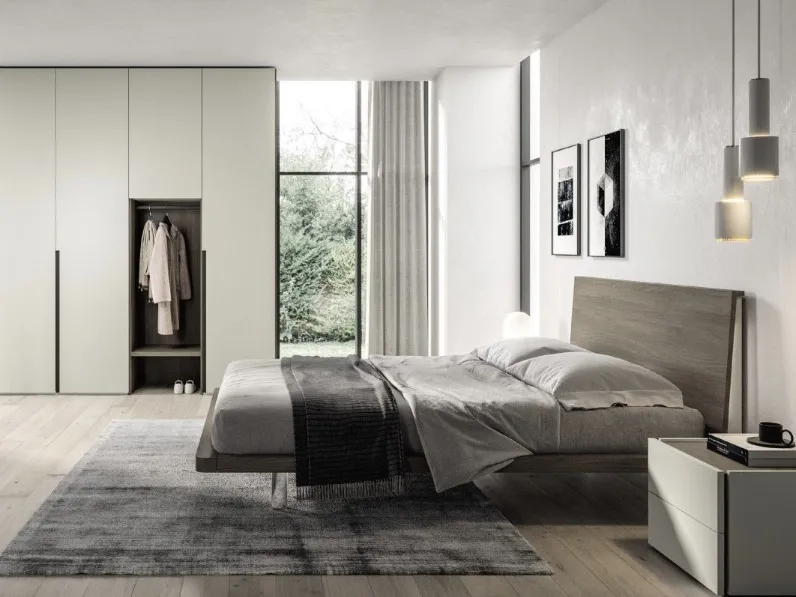 Camera da letto Villanova Night b05 a prezzo scontato in laminato