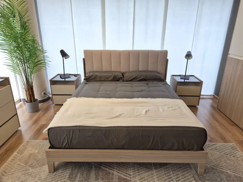 Camera da letto Night Febal in laccato opaco a prezzo scontato