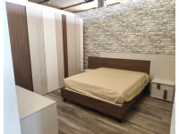 Camera da letto Nuvola Giessegi in laminato a prezzo Outlet