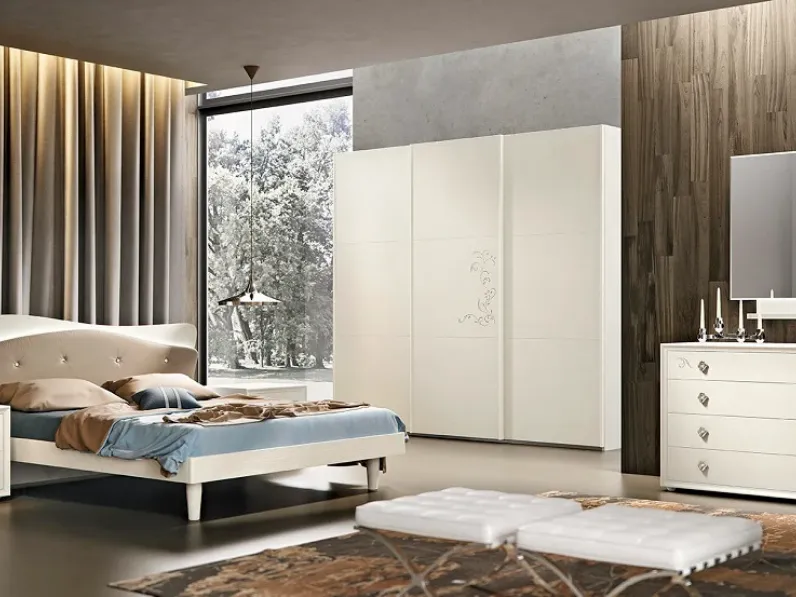 Camera da letto Onda Dal cin in laminato a prezzo scontato