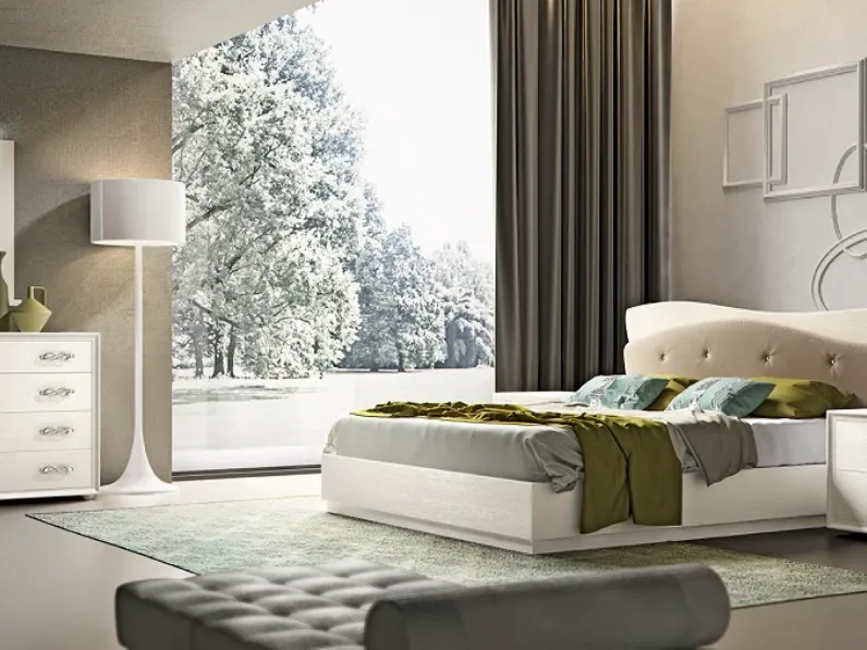 Camera da letto Onda Dal cin in laminato a prezzo Outlet